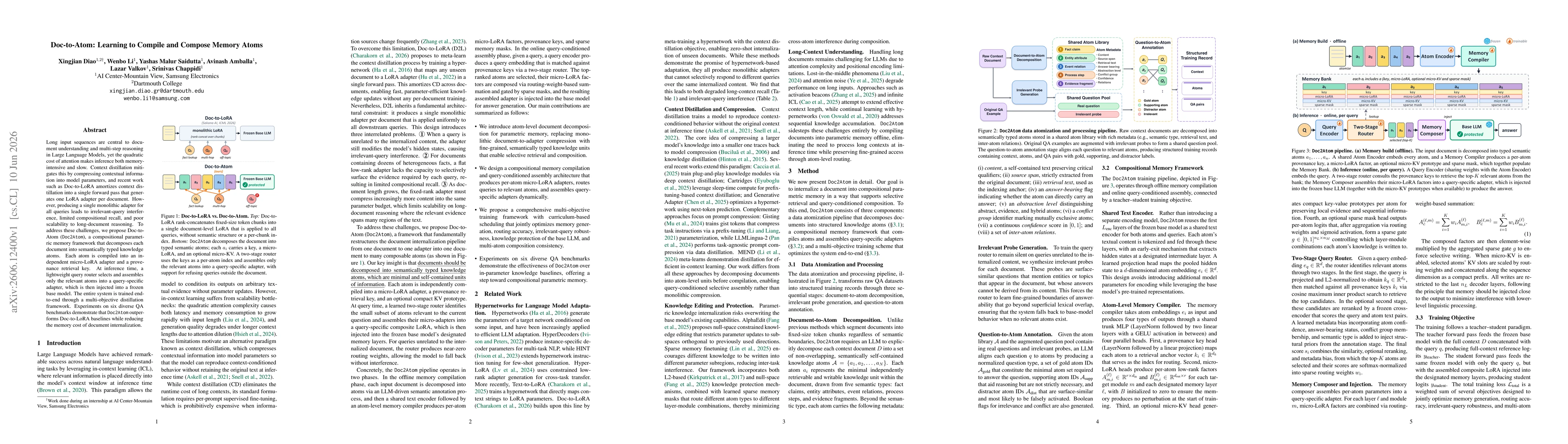 Thumbnail for Doc-to-Atom: Learning to Compile and Compose Memory Atoms