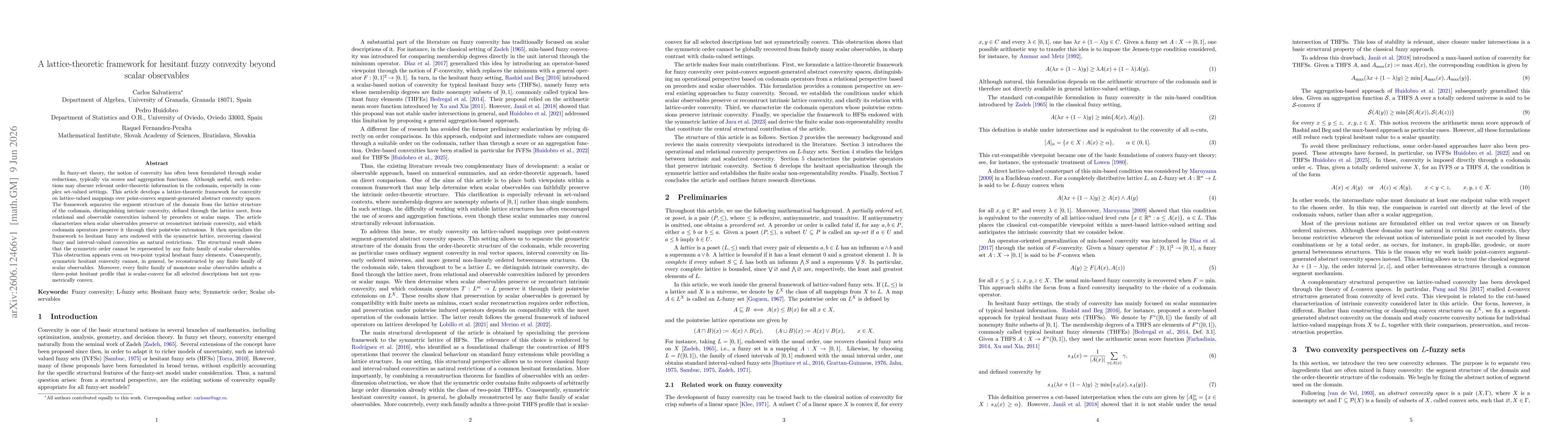 Thumbnail for A lattice-theoretic framework for hesitant fuzzy convexity beyond scalar observables