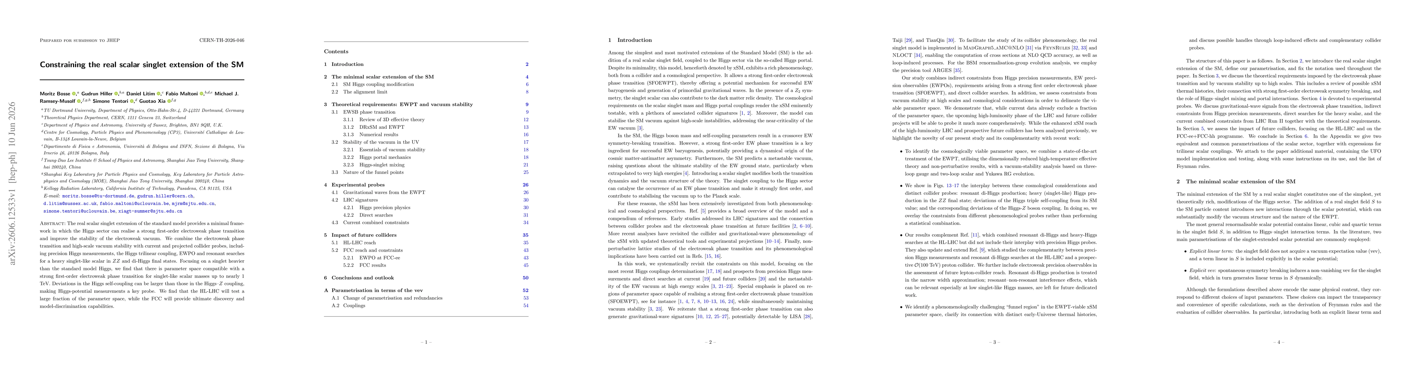 Thumbnail for Constraining the real scalar singlet extension of the SM