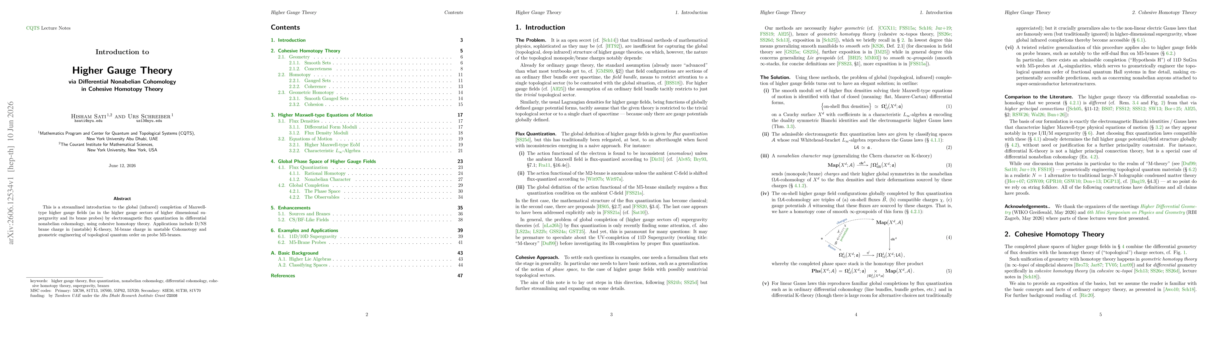 Thumbnail for Higher Gauge Theory via Differential Nonabelian Cohomology