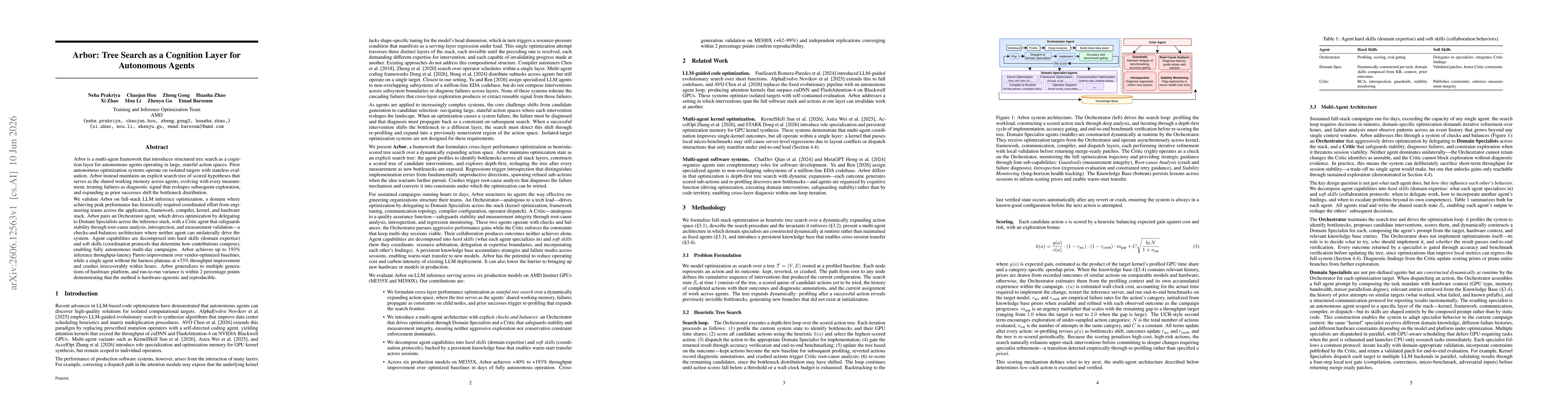 Thumbnail for Arbor: Tree Search as a Cognition Layer for Autonomous Agents