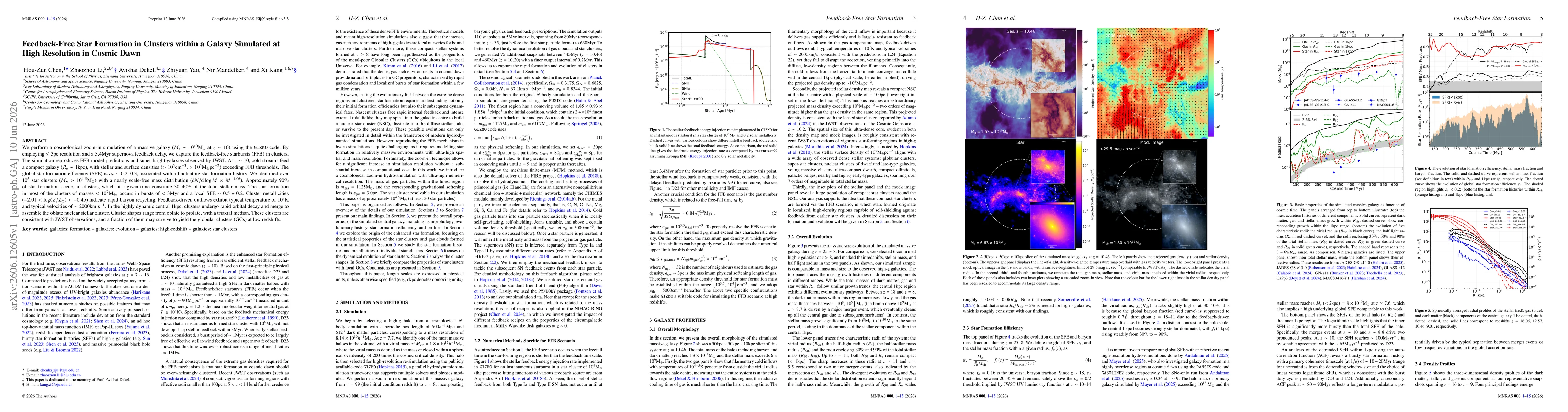 Thumbnail for Feedback-Free Star Formation in Clusters within a Galaxy Simulated at High Resolution in Cosmic Dawn