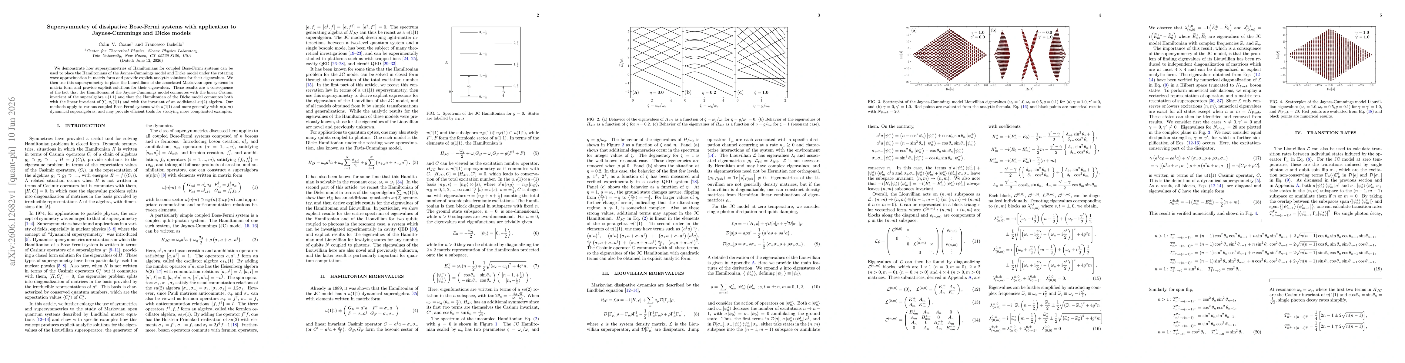 Thumbnail for Supersymmetry of dissipative Bose-Fermi systems with application to Jaynes-Cummings and Dicke models