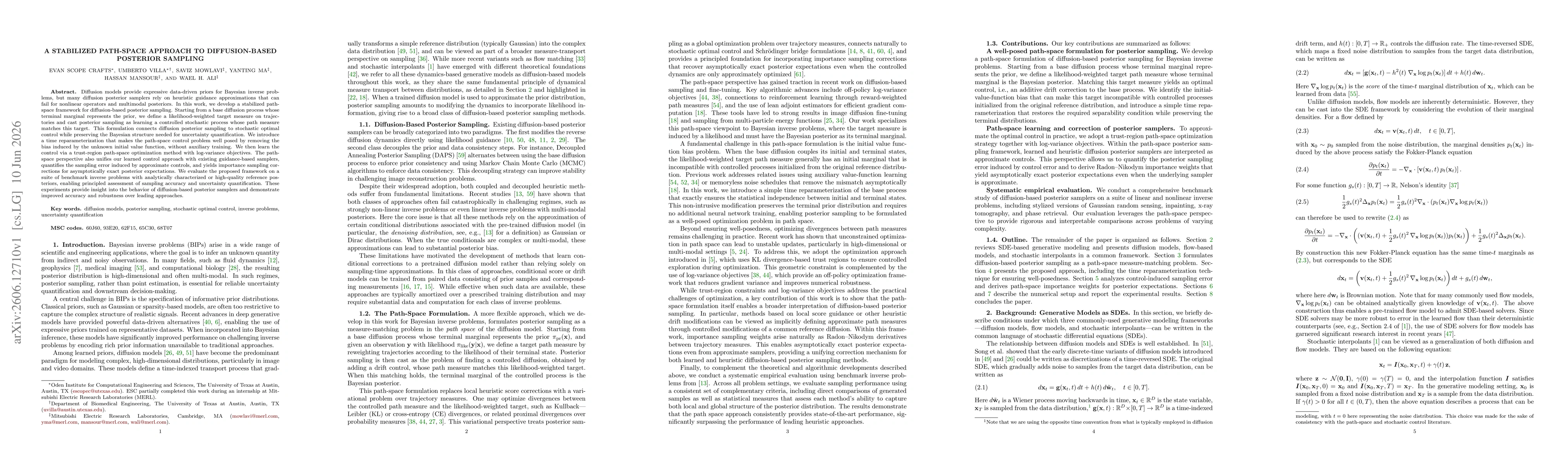 Thumbnail for A Stabilized Path-Space Approach to Diffusion-Based Posterior Sampling