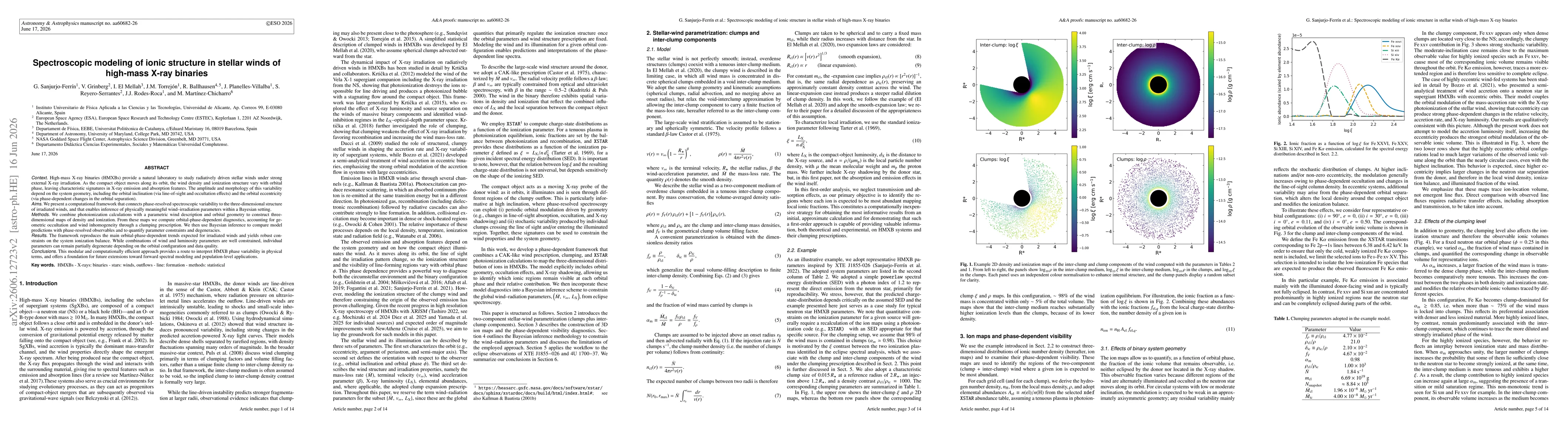 Thumbnail for Spectroscopic modeling of ionic structure in stellar winds of high-mass X-ray binaries