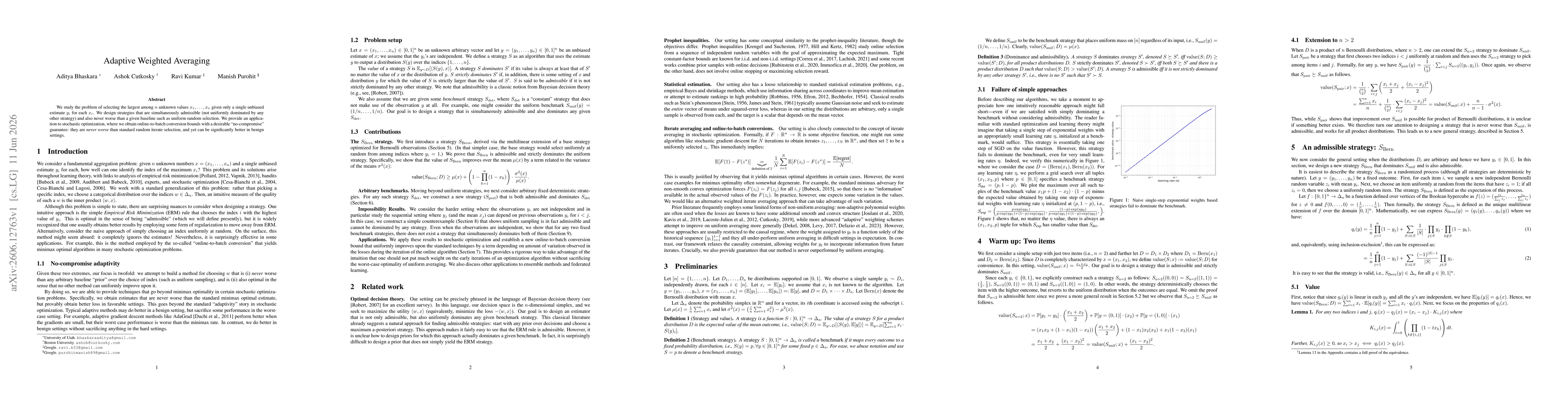 Thumbnail for Adaptive Weighted Averaging
