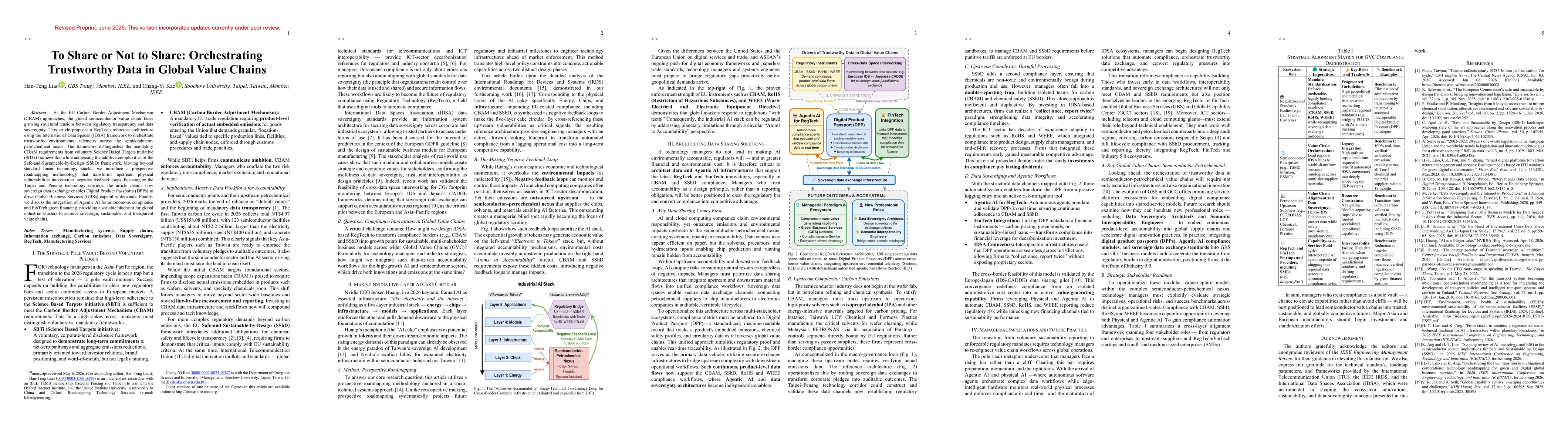 Thumbnail for To Share or Not to Share: Orchestrating Trustworthy Data in Global Value Chains