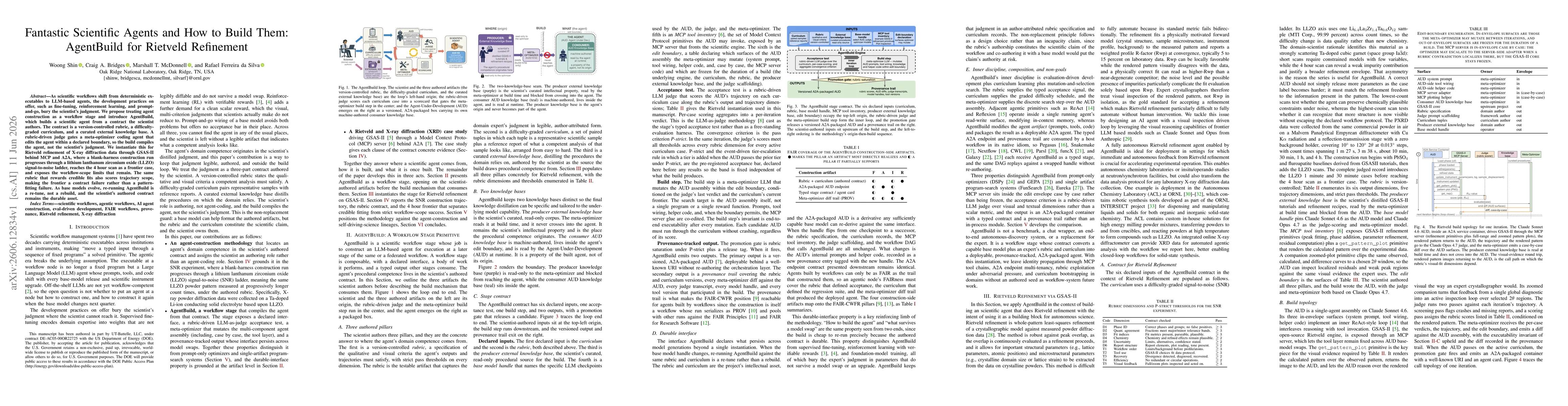 Thumbnail for Fantastic Scientific Agents and How to Build Them: AgentBuild for Rietveld Refinement