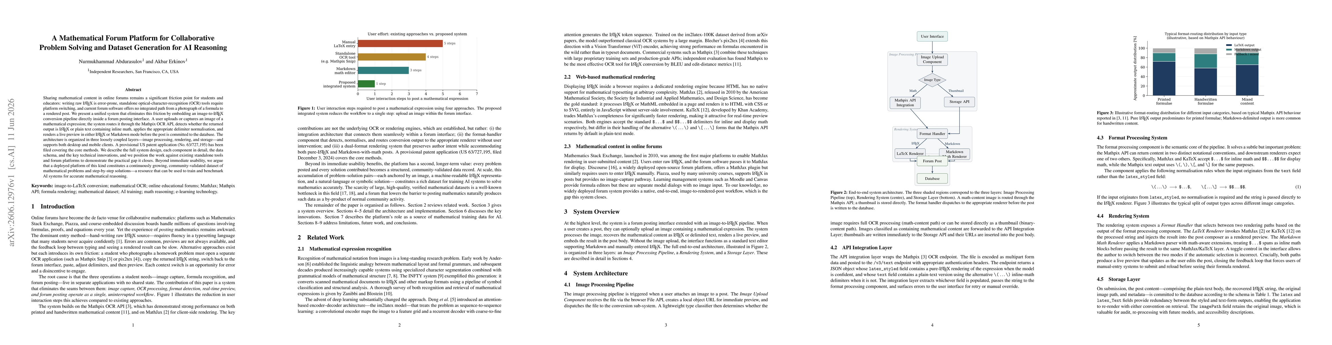 Thumbnail for A Mathematical Forum Platform for Collaborative Problem Solving and Dataset Generation for AI Reasoning