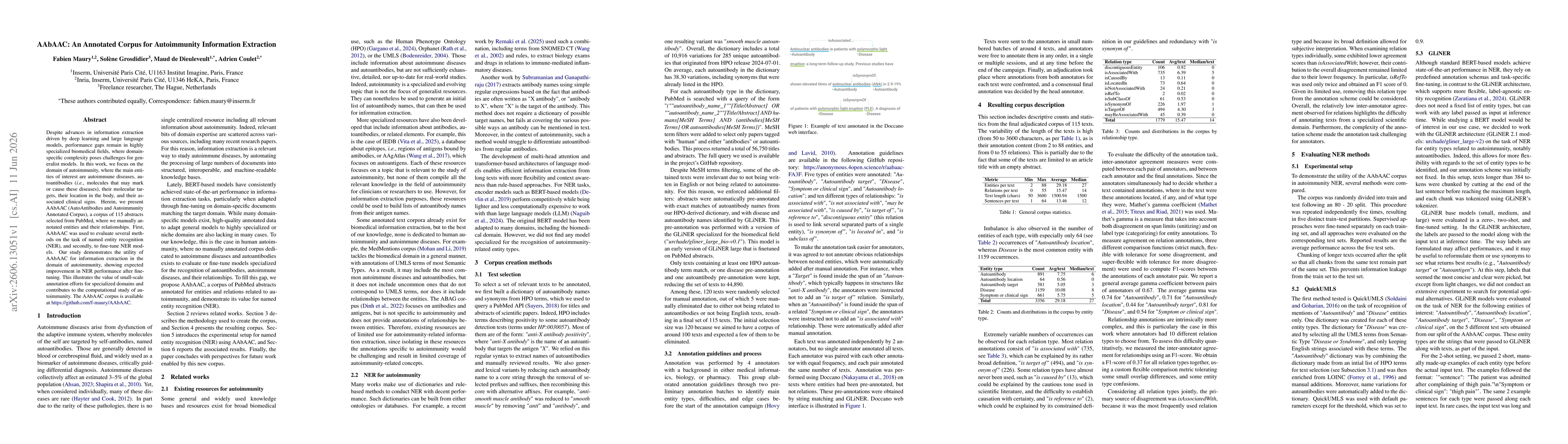 Thumbnail for AAbAAC: An Annotated Corpus for Autoimmunity Information Extraction
