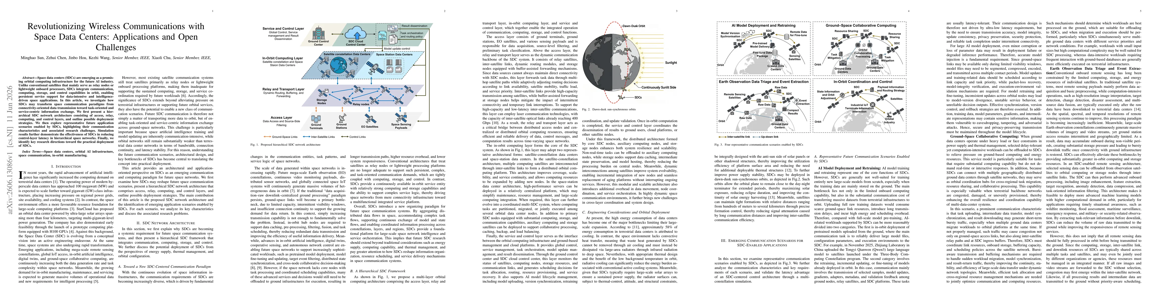 Thumbnail for Revolutionizing Wireless Communications with Space Data Centers: Applications and Open Challenges