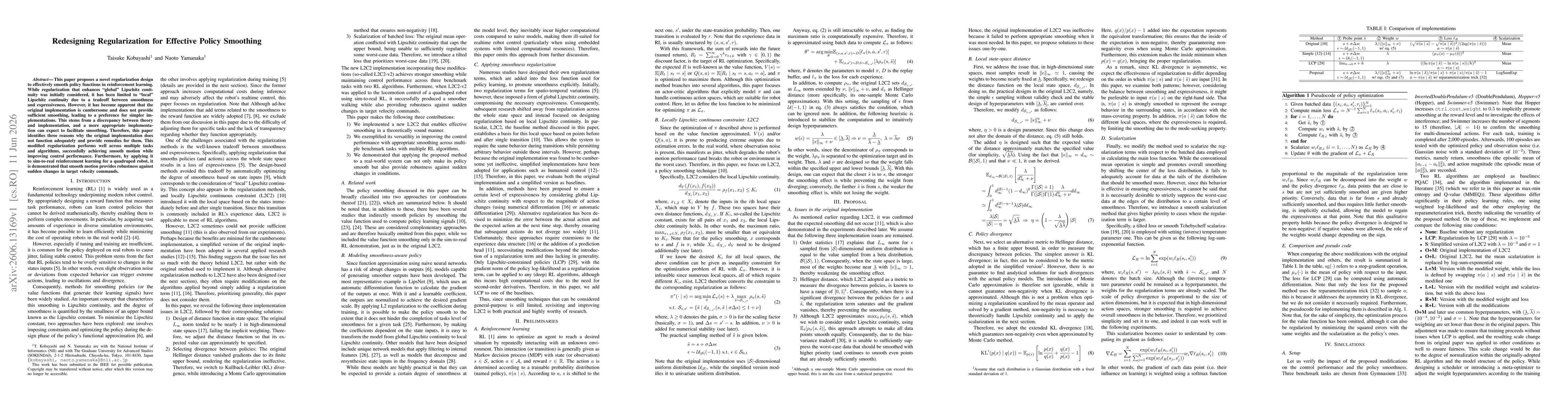 Thumbnail for Redesigning Regularization for Effective Policy Smoothing