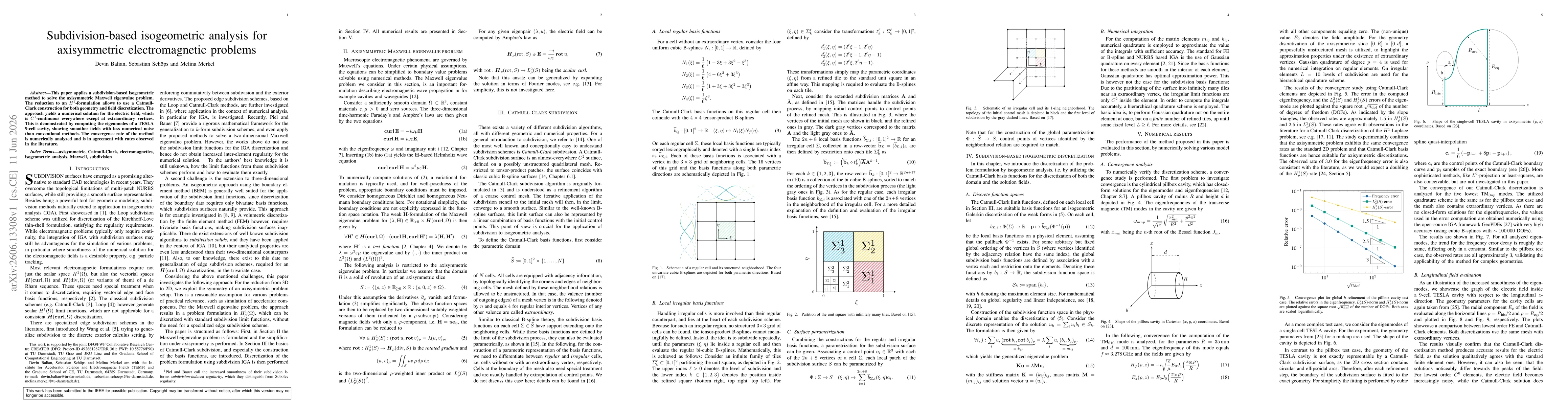 Thumbnail for Subdivision-based isogeometric analysis for axisymmetric electromagnetic problems