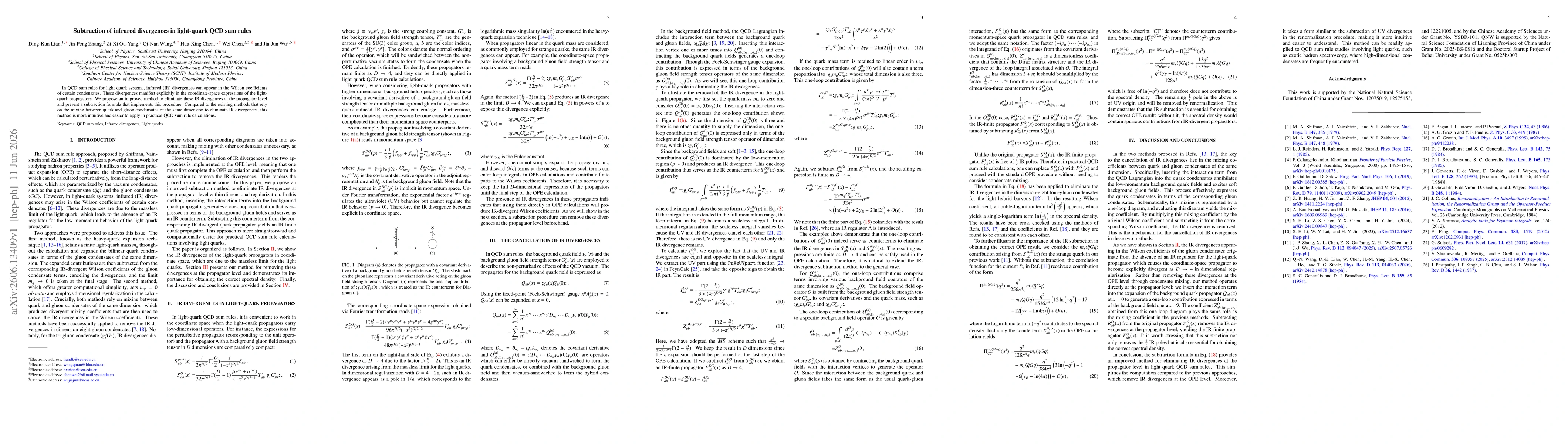 Thumbnail for Subtraction of infrared divergences in light-quark QCD sum rules