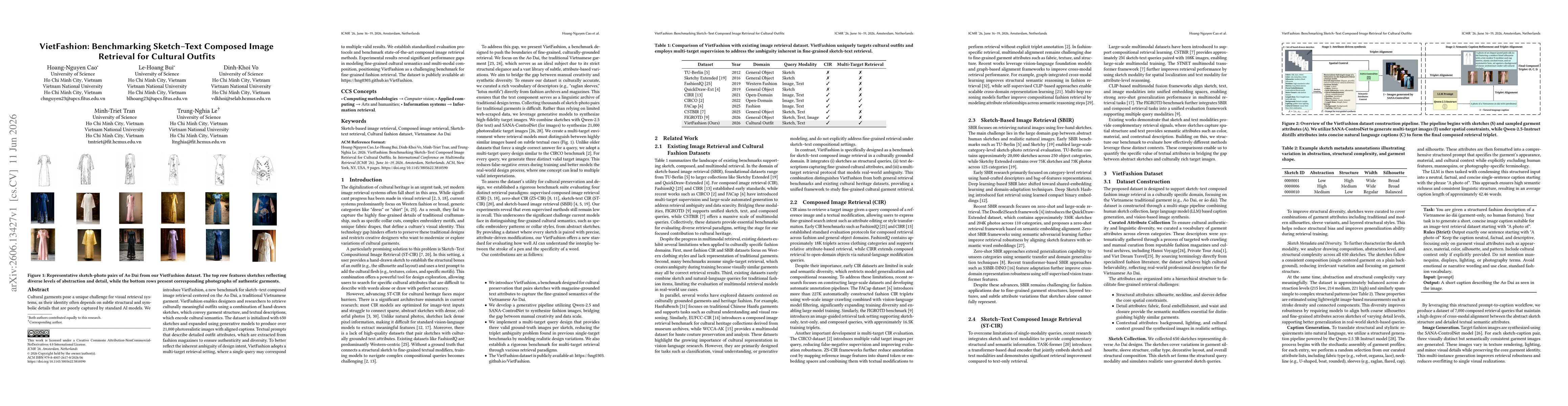 Thumbnail for VietFashion: Benchmarking Sketch-Text Composed Image Retrieval for Cultural Outfits