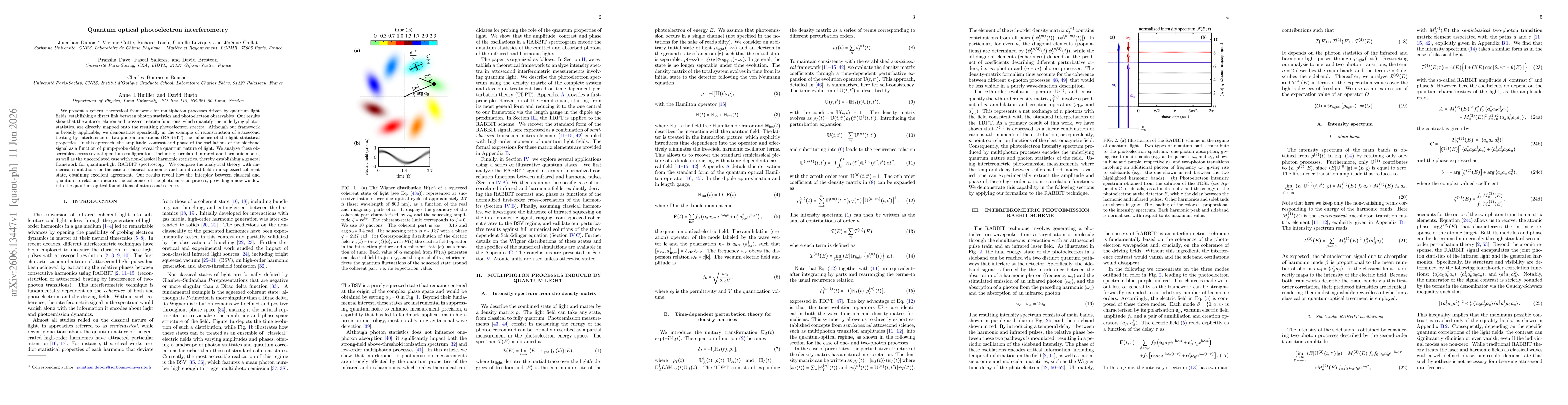 Thumbnail for Quantum optical photoelectron interferometry
