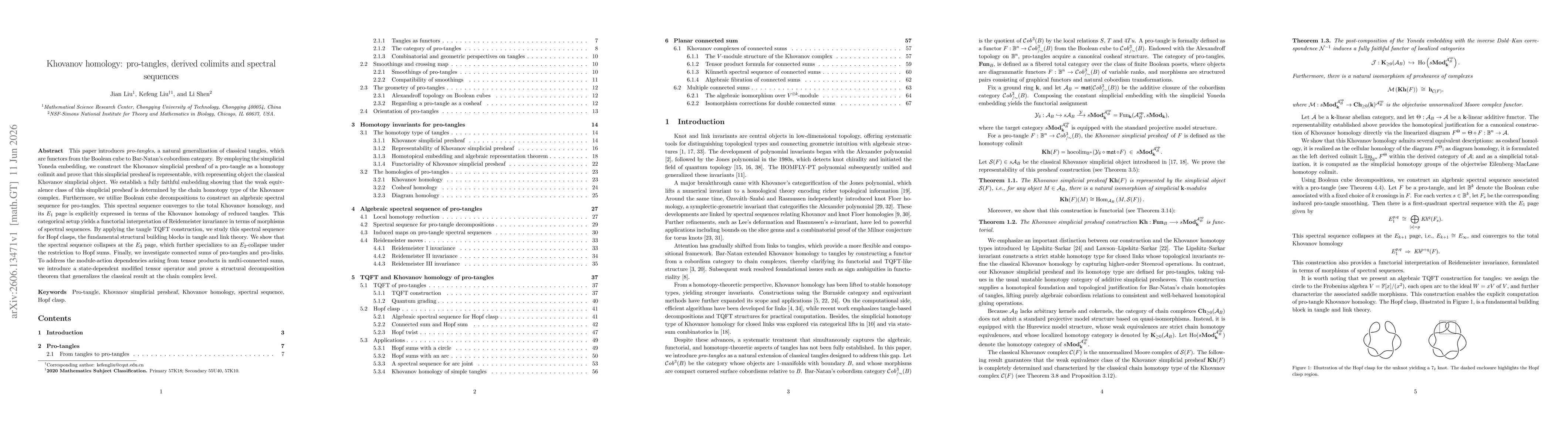 Thumbnail for Khovanov homology: pro-tangles, derived colimits and spectral sequences