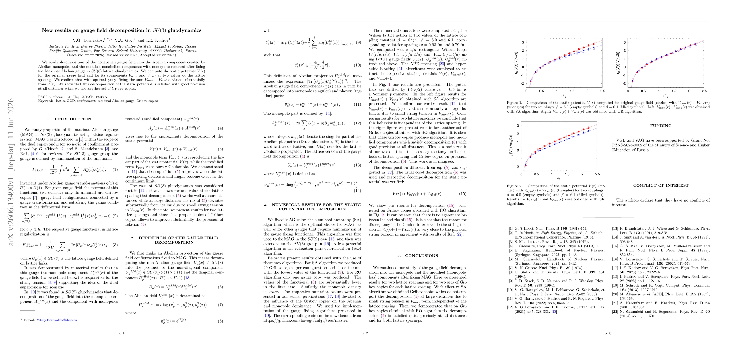 Thumbnail for New results on gauge field decomposition in SU(3) gluodynamics