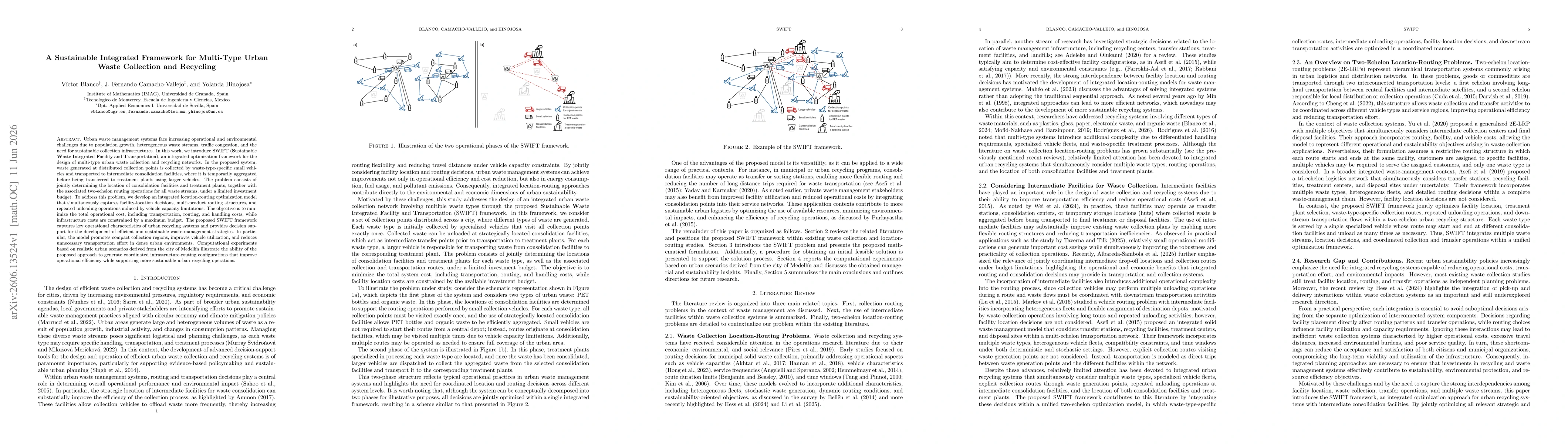 Thumbnail for A Sustainable Integrated Framework for Multi-Type Urban Waste Collection and Recycling