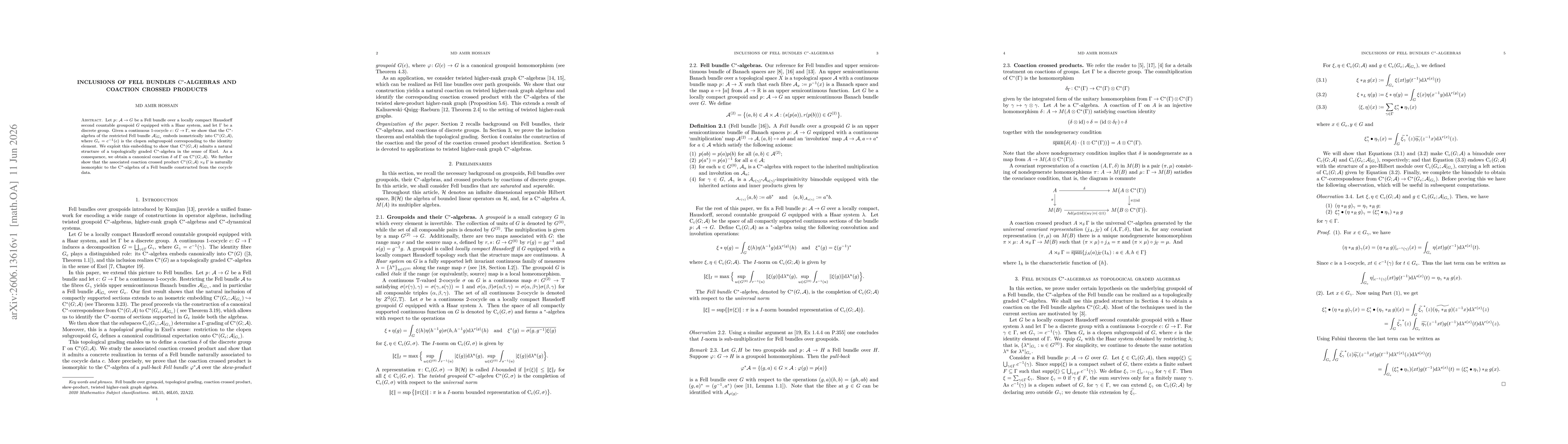 Thumbnail for Inclusions of Fell bundles $\mathrm{C}^*$-algebras and coaction crossed products