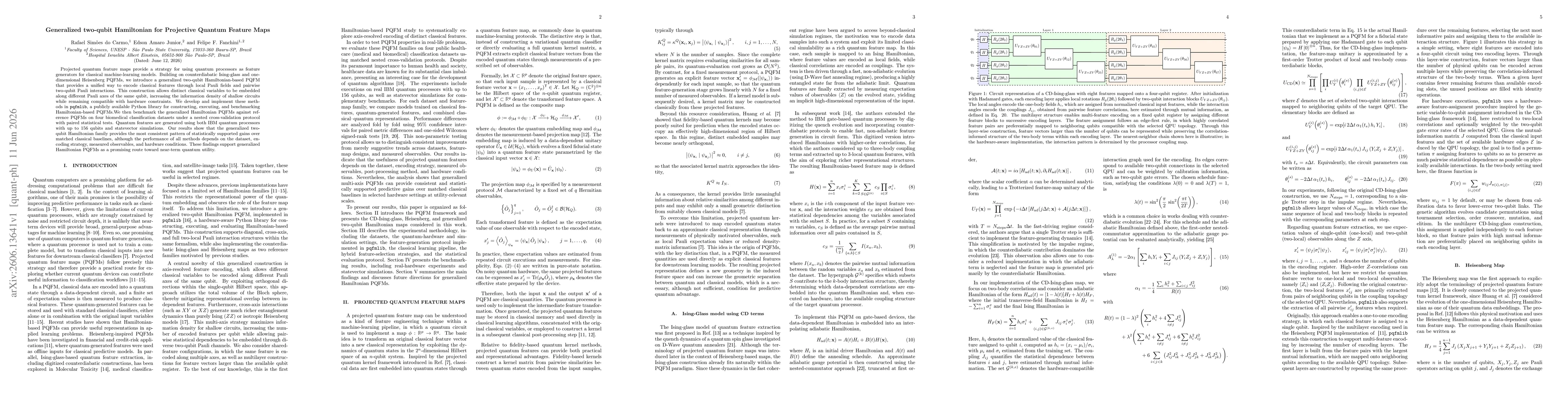 Thumbnail for Generalized two-qubit Hamiltonian for Projective Quantum Feature Maps