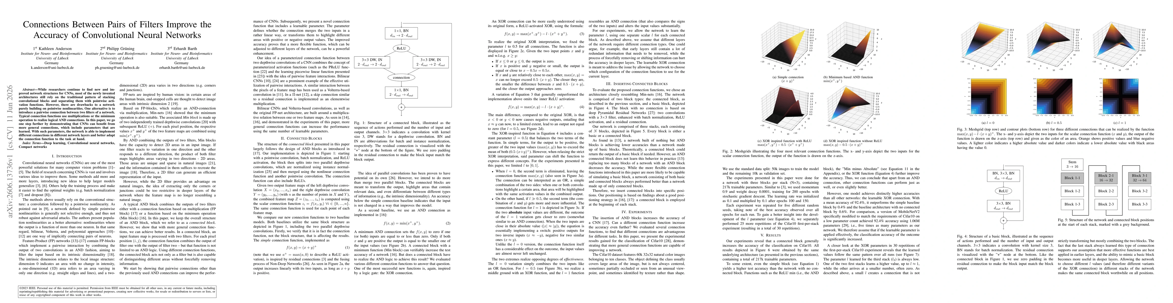 Thumbnail for Connections Between Pairs of Filters Improve the Accuracy of Convolutional Neural Networks