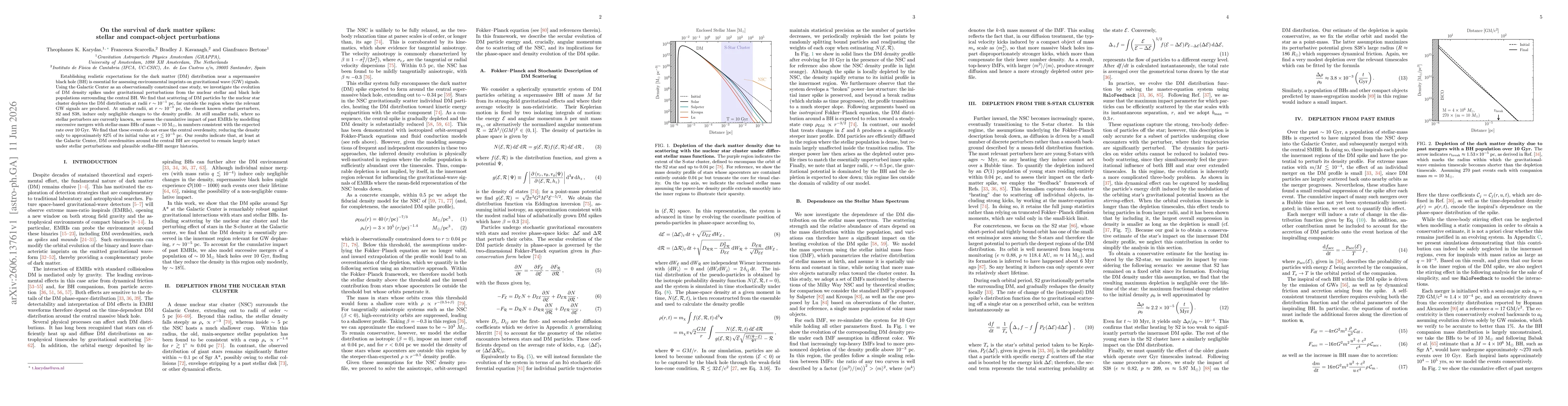 Thumbnail for On the survival of dark matter spikes: Stellar and compact-object perturbations