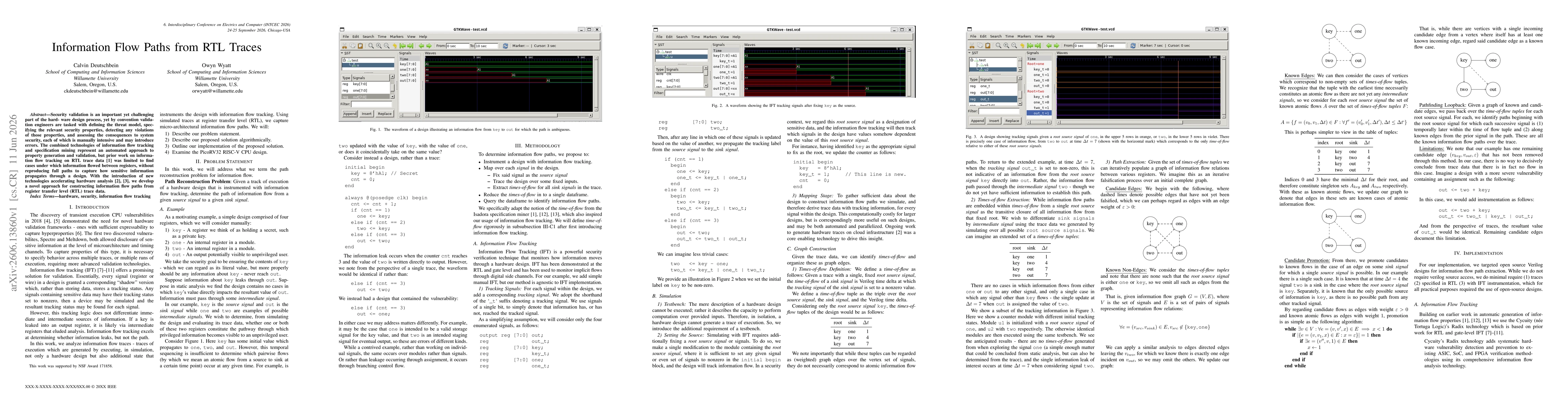 Thumbnail for Information Flow Paths from RTL Traces