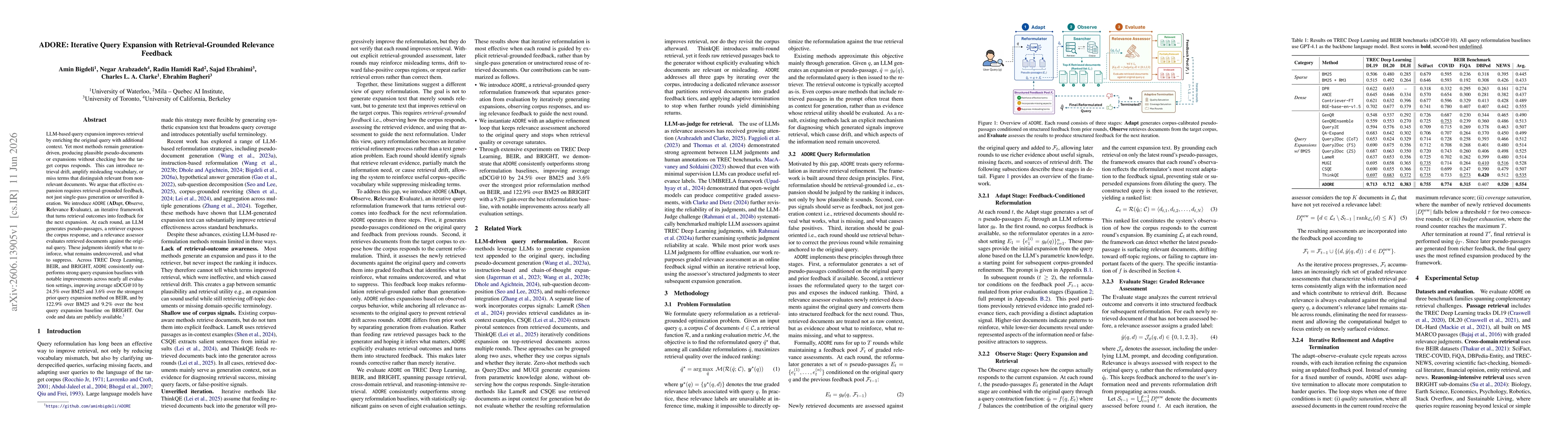 Thumbnail for ADORE: Iterative Query Expansion with Retrieval-Grounded Relevance Feedback