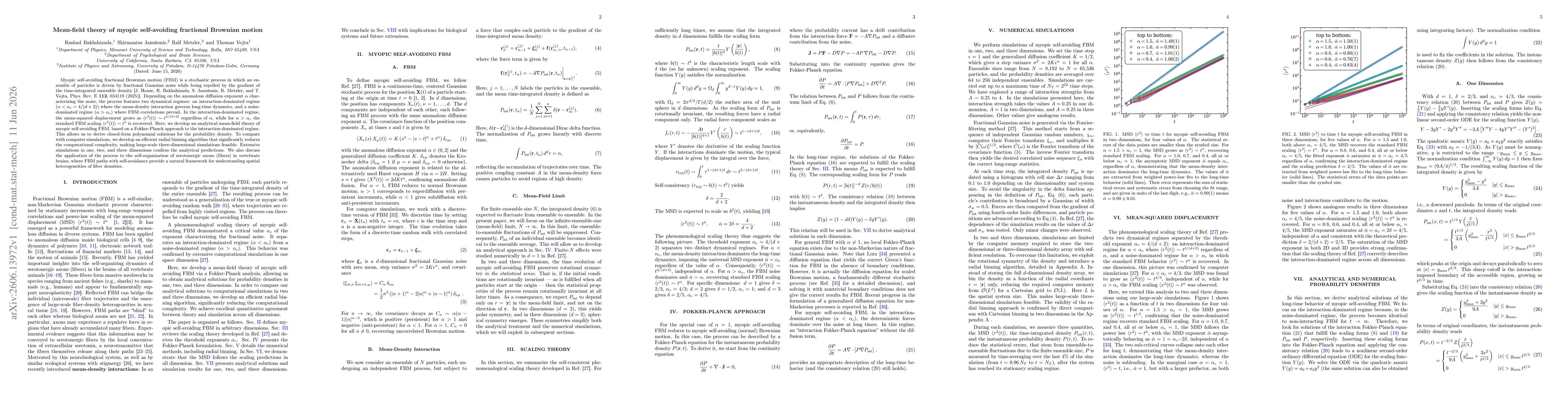 Thumbnail for Mean-field theory of myopic self-avoiding fractional Brownian motion