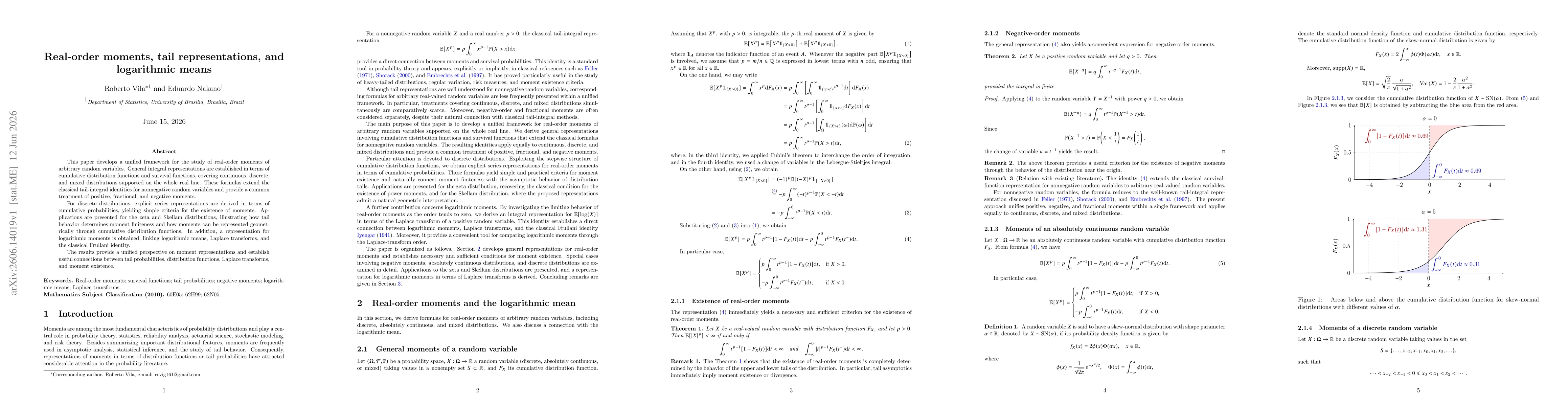 Thumbnail for Real-order moments, tail representations, and logarithmic means