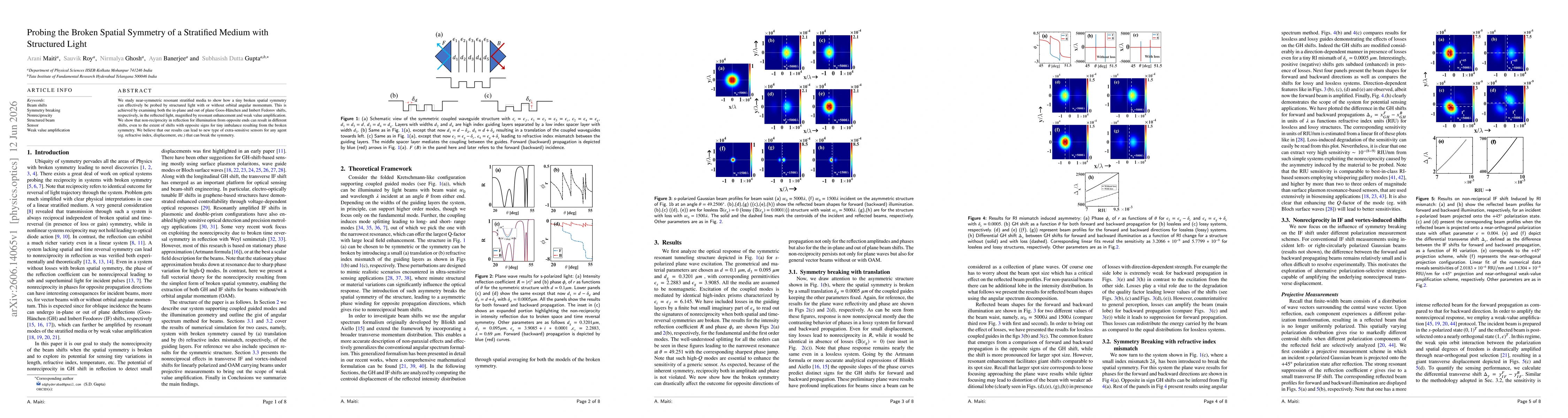 Thumbnail for Probing the Broken Spatial Symmetry of a Stratified Medium with Structured Light