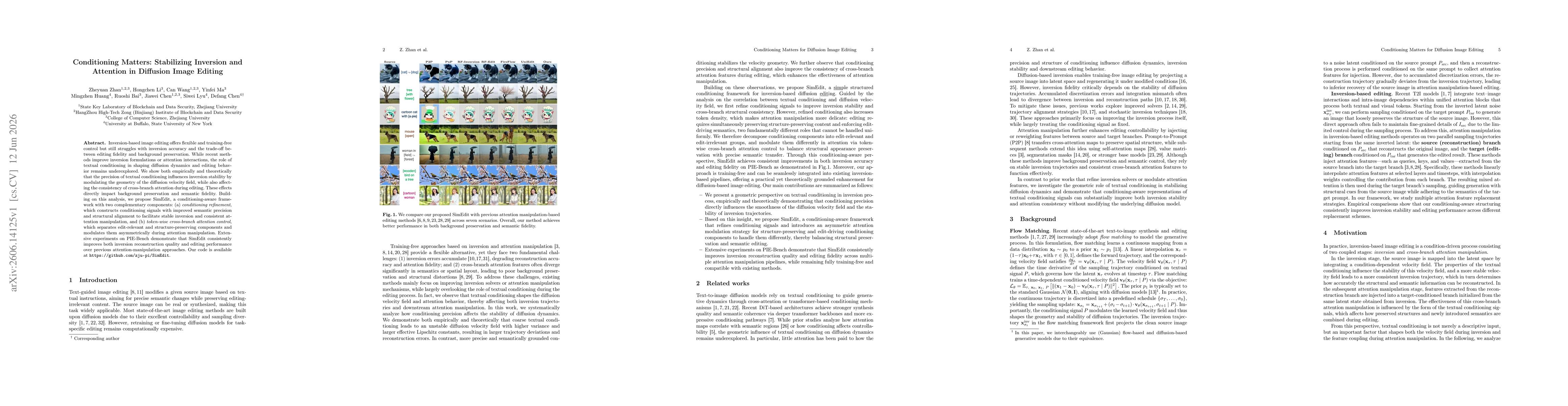 Thumbnail for Conditioning Matters: Stabilizing Inversion and Attention in Diffusion Image Editing