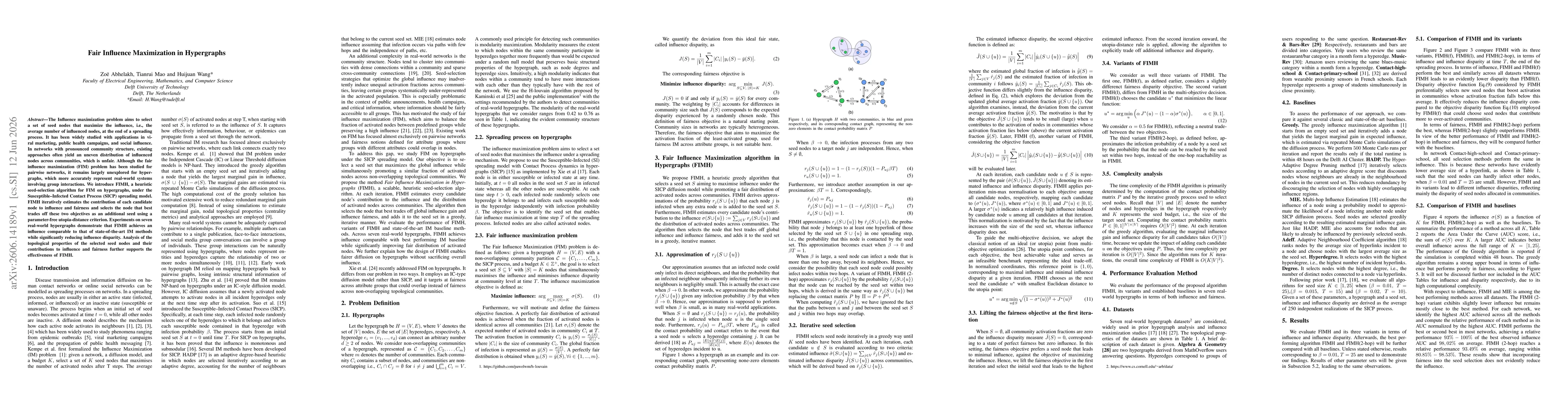 Thumbnail for Fair Influence Maximization in Hypergraphs