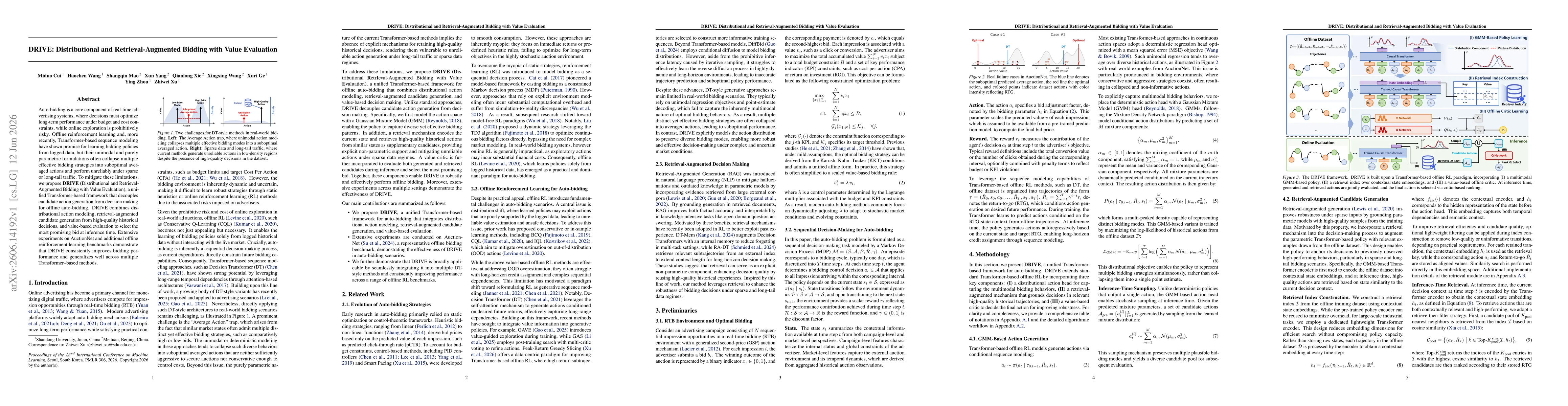 Thumbnail for DRIVE: Distributional and Retrieval-Augmented Bidding with Value Evaluation