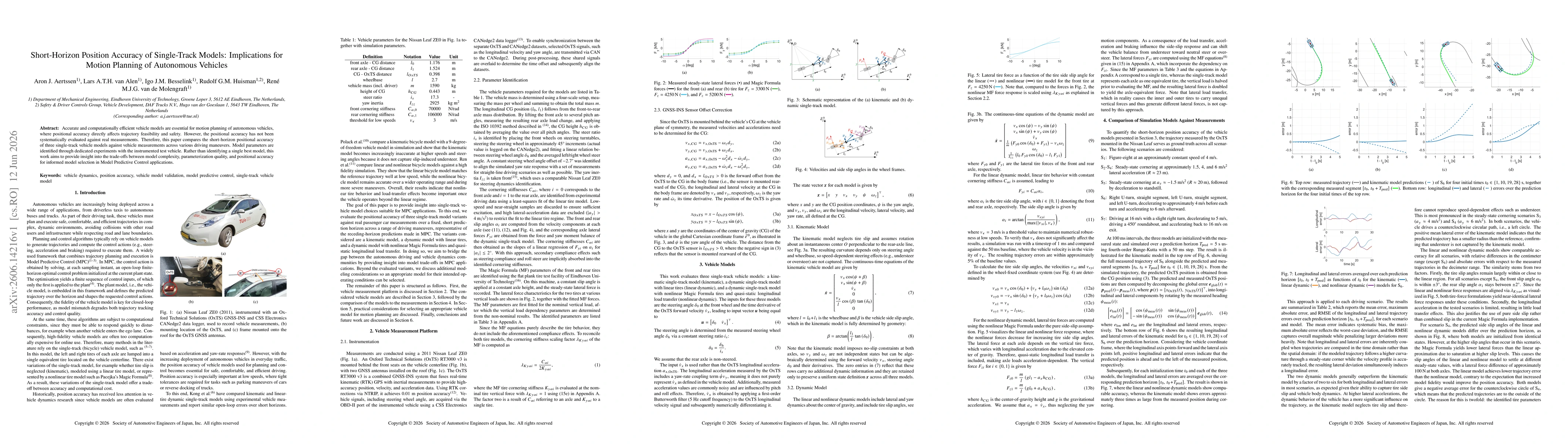 Thumbnail for Short-Horizon Position Accuracy of Single-Track Models: Implications for Motion Planning of Autonomous Vehicles