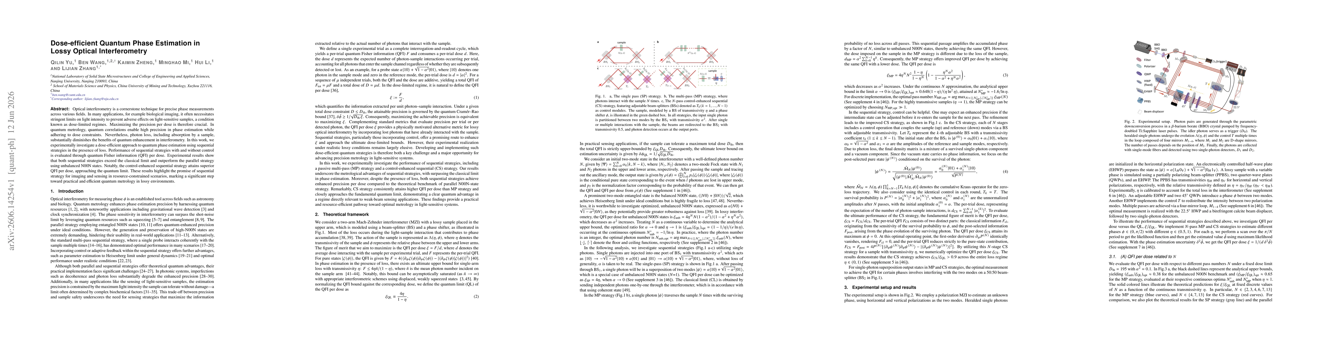 Thumbnail for Dose-efficient Quantum Phase Estimation in Lossy Optical Interferometry
