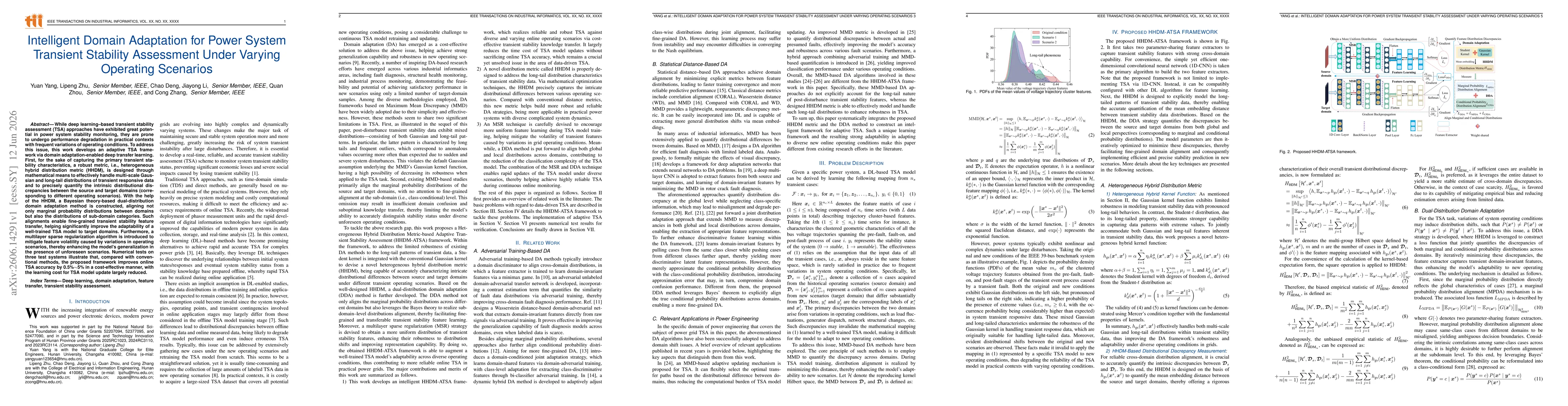 Thumbnail for Intelligent Domain Adaptation for Power System Transient Stability Assessment Under Varying Operating Scenarios