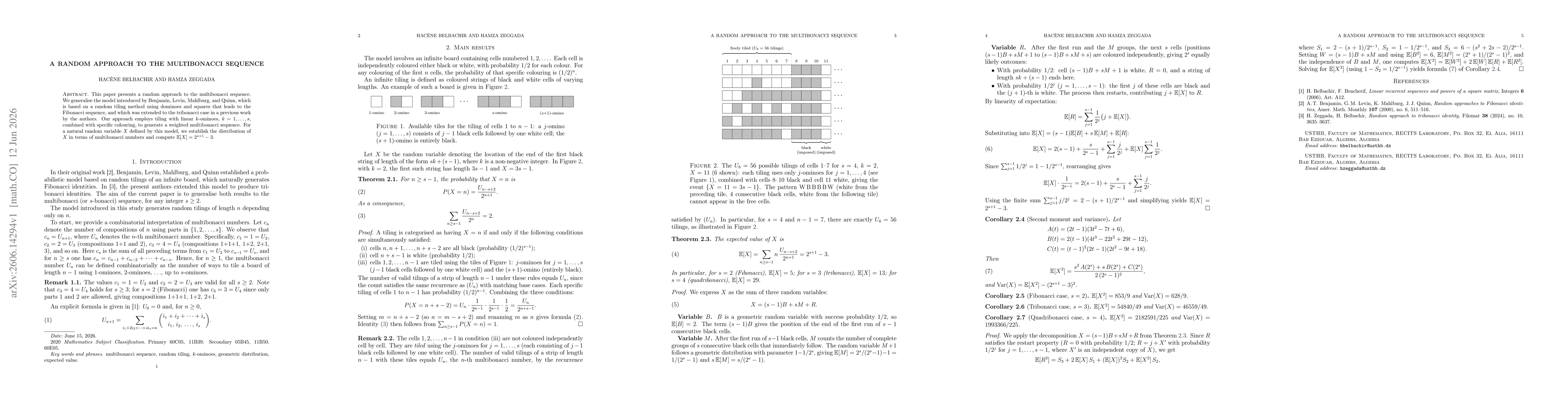 Thumbnail for A random approach to the multibonacci sequence