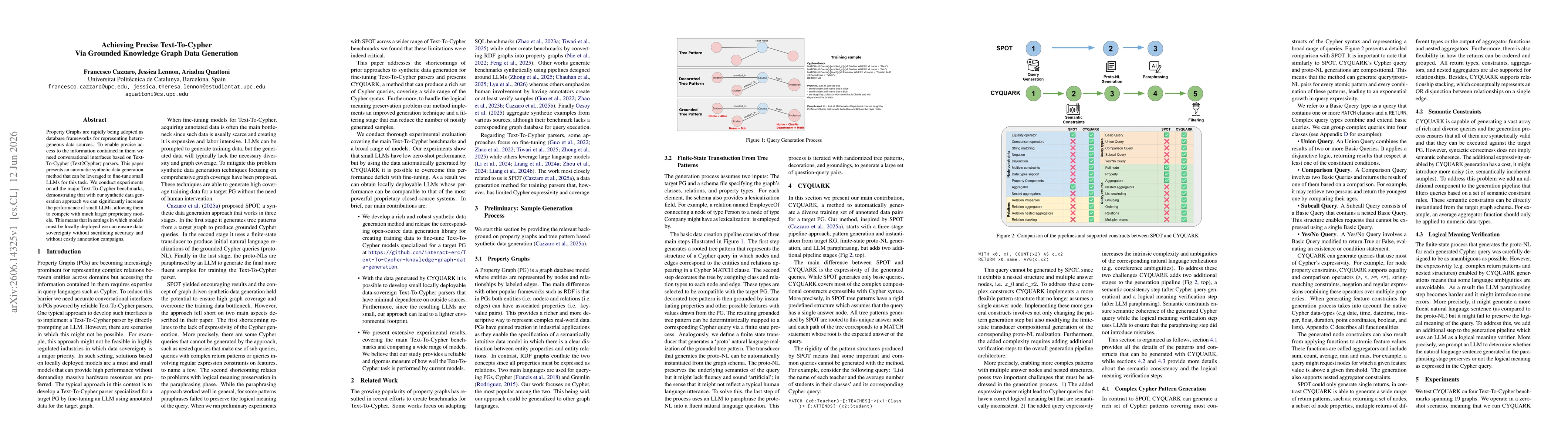 Thumbnail for Achieving Precise Text-To-Cypher Via Grounded Knowledge Graph Data Generation