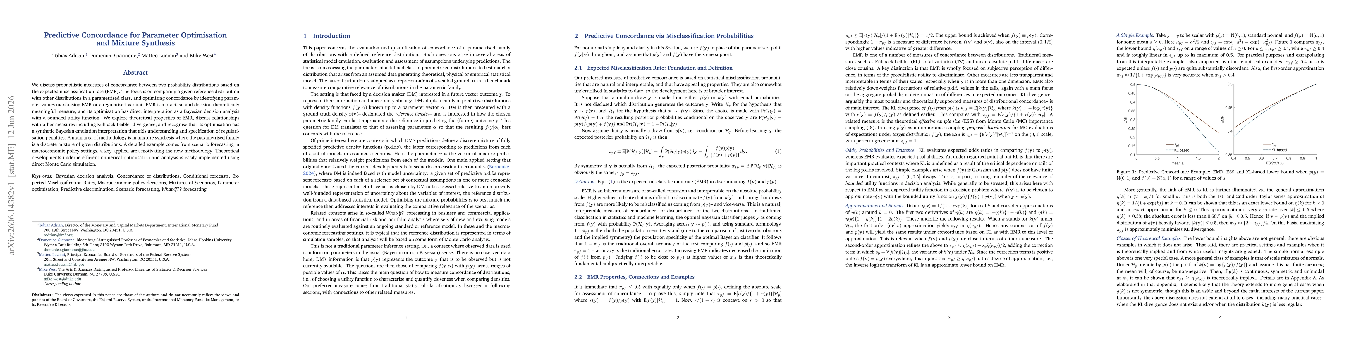 Thumbnail for Predictive Concordance for Parameter Optimisation and Mixture Synthesis