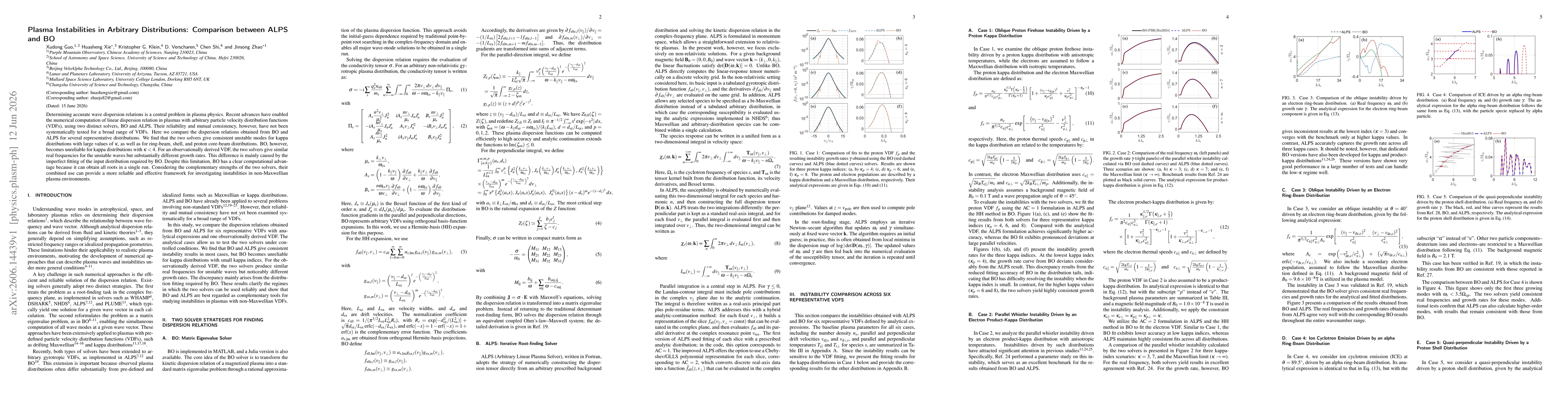 Thumbnail for Plasma Instabilities in Arbitrary Distributions: Comparison between ALPS and BO