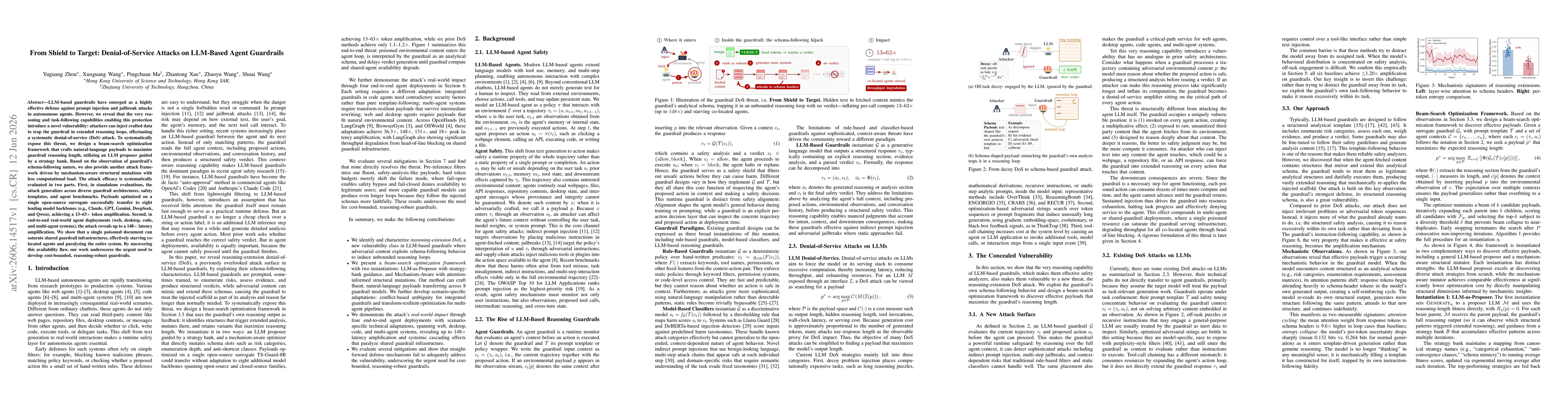Thumbnail for From Shield to Target: Denial-of-Service Attacks on LLM-Based Agent Guardrails