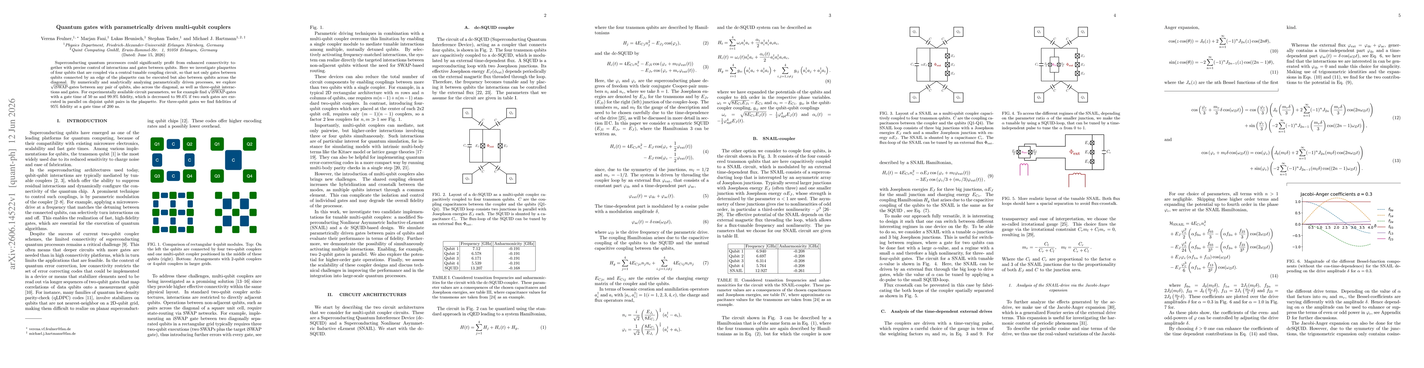 Thumbnail for Quantum gates with parametrically driven multi-qubit couplers