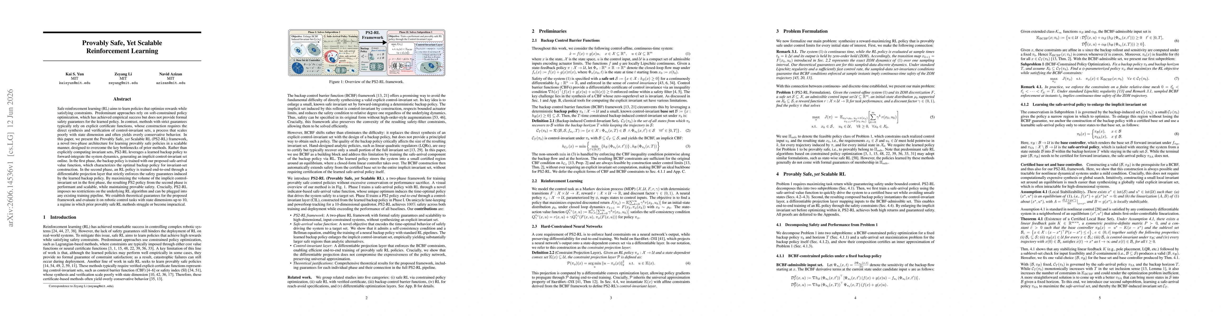 Thumbnail for Provably Safe, Yet Scalable Reinforcement Learning