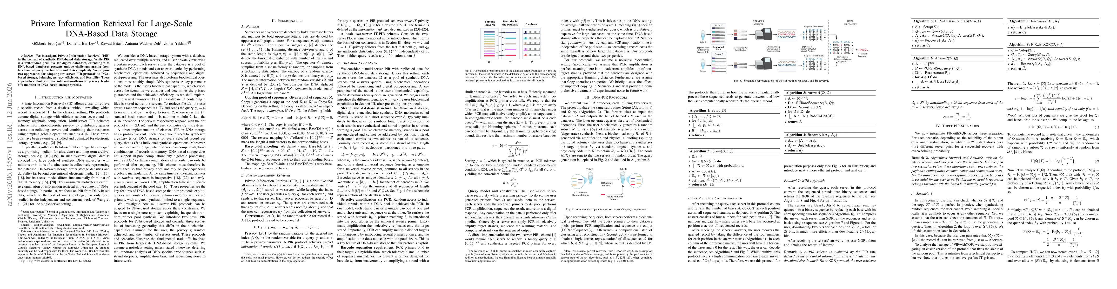 Thumbnail for Private Information Retrieval for Large-Scale DNA-Based Data Storage