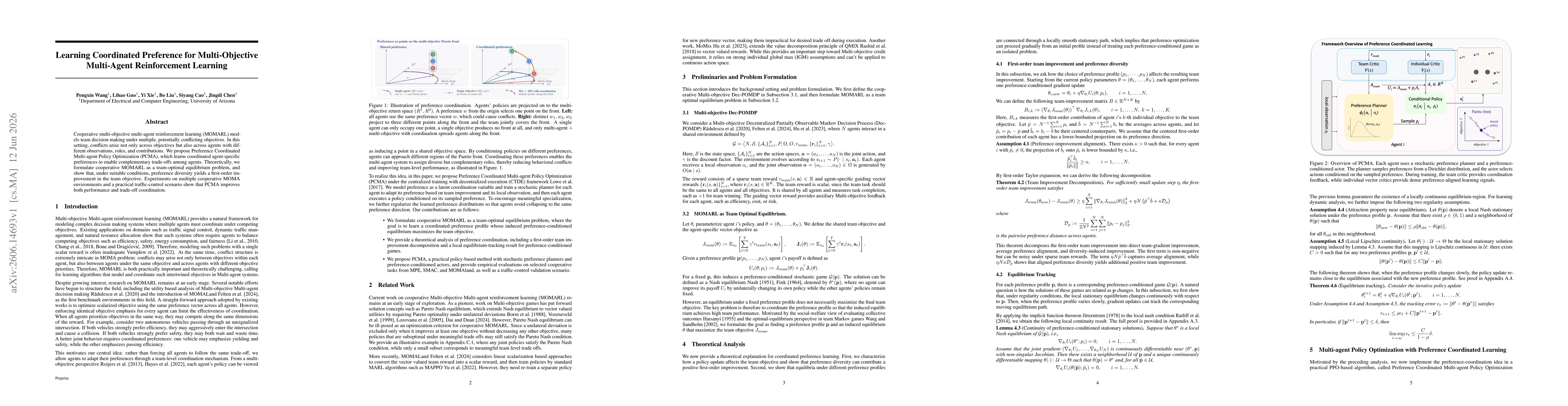 Thumbnail for Learning Coordinated Preference for Multi-Objective Multi-Agent Reinforcement Learning