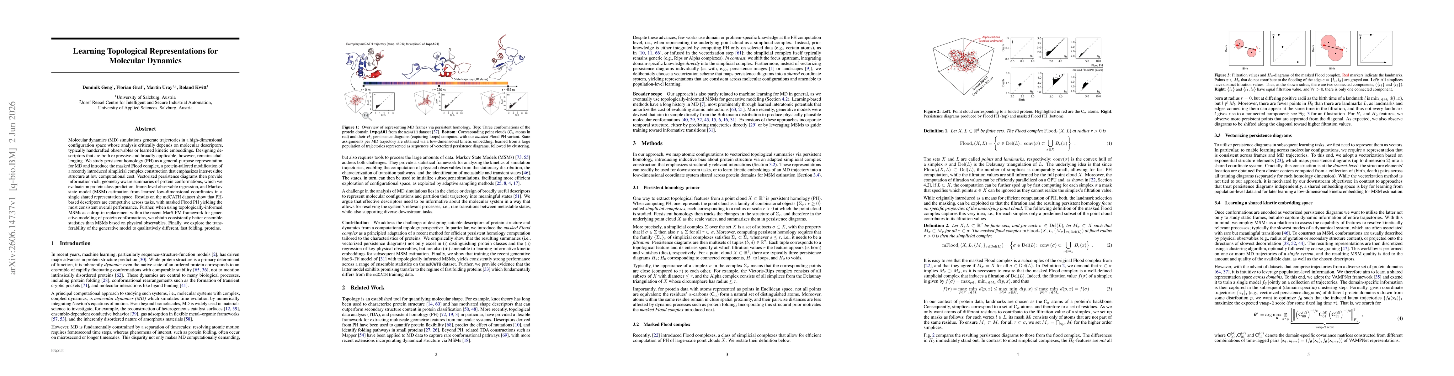 Thumbnail for Learning Topological Representations for Molecular Dynamics
