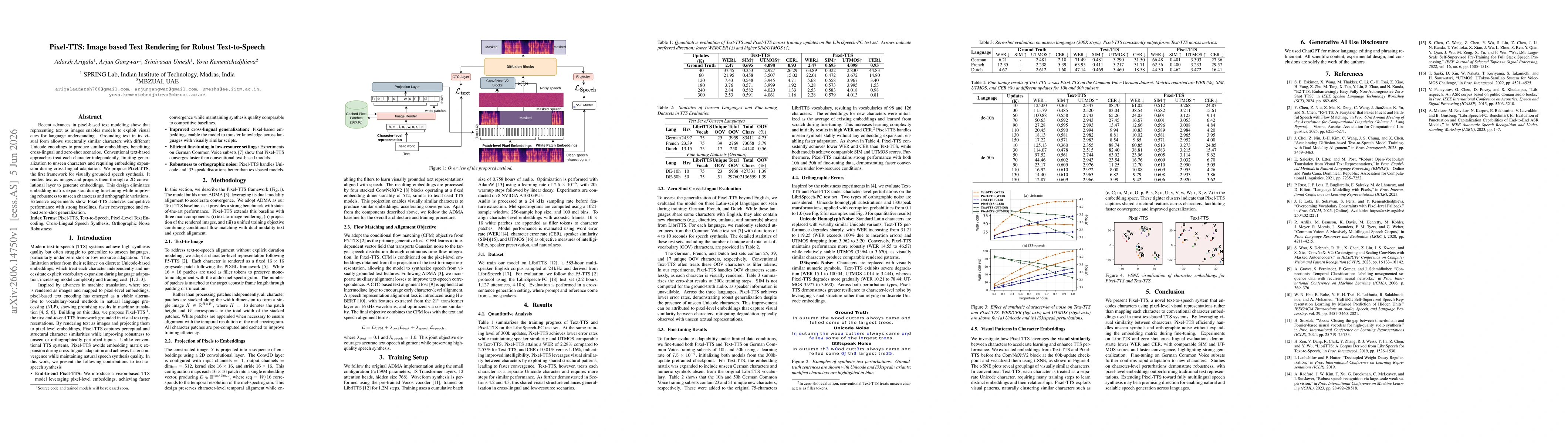 Thumbnail for Pixel-TTS: Image based Text Rendering for Robust Text-to-Speech