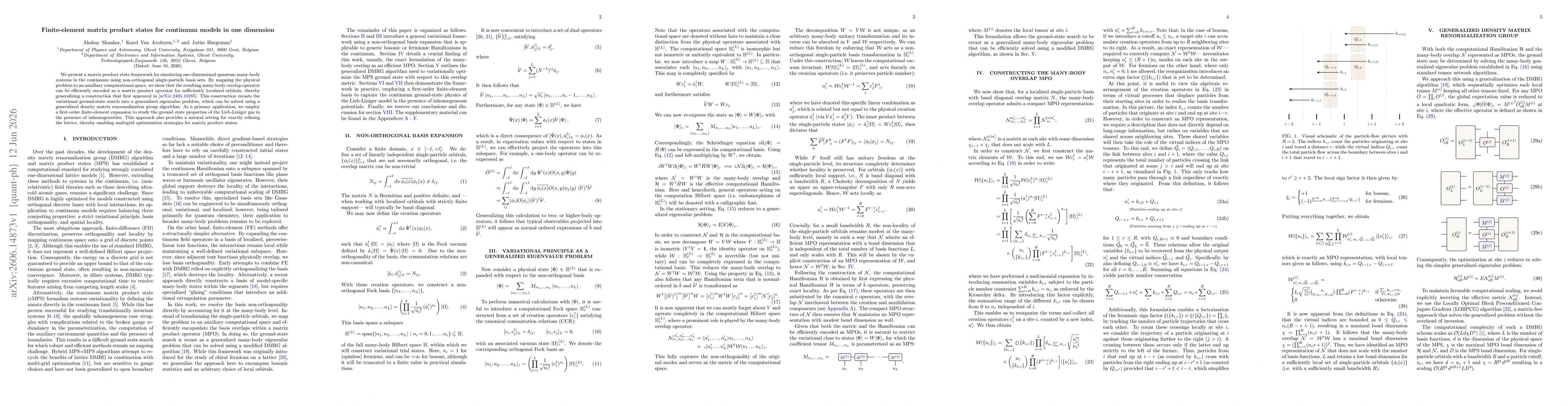 Thumbnail for Finite-Element Matrix Product States for Continuum Models in One Dimension